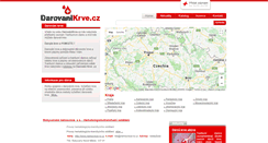 Desktop Screenshot of darovanikrve.cz